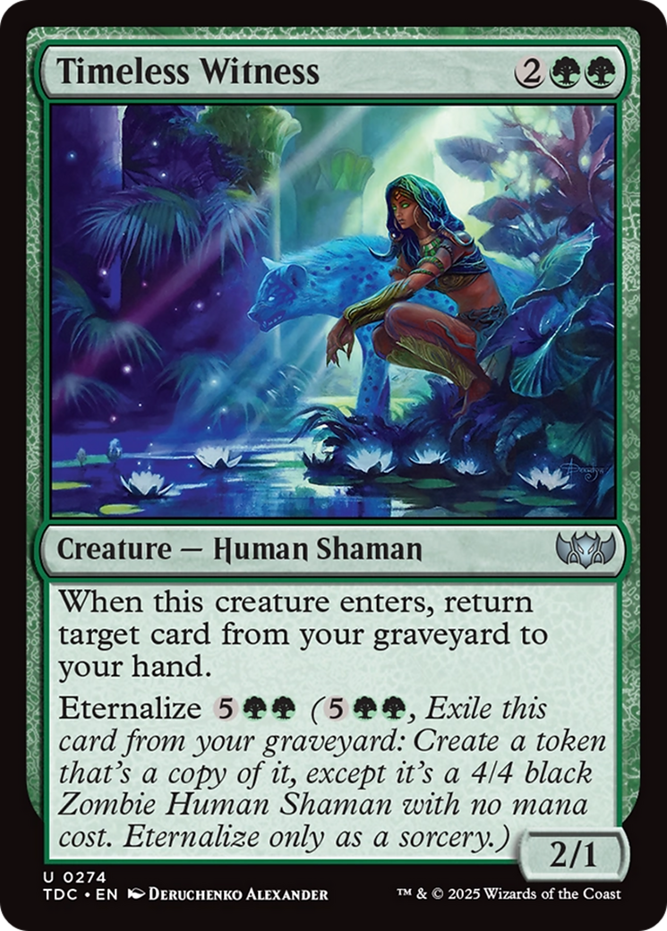 Timeless Witness [Tarkir: Dragonstorm Commander] | Clutch Gaming