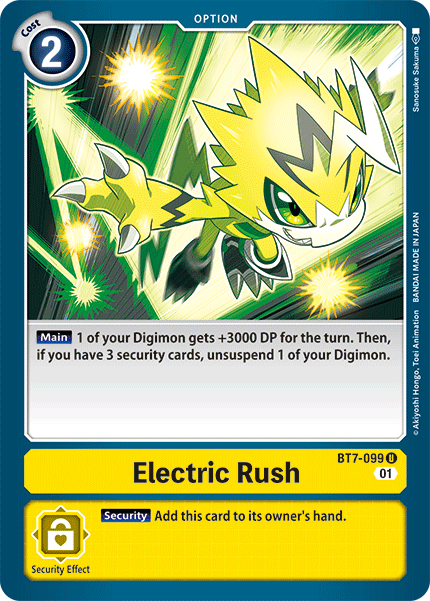 Electric Rush [BT7-099] [Next Adventure] | Clutch Gaming