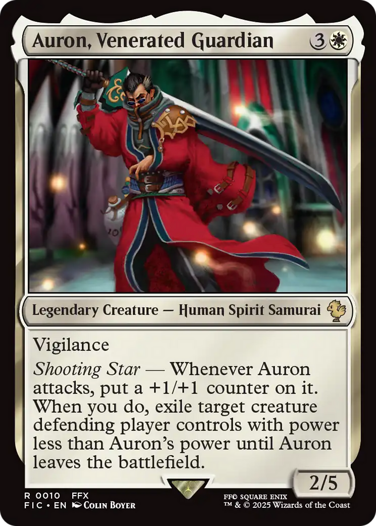 Auron, Venerated Guardian [FINAL FANTASY Commander] | Clutch Gaming