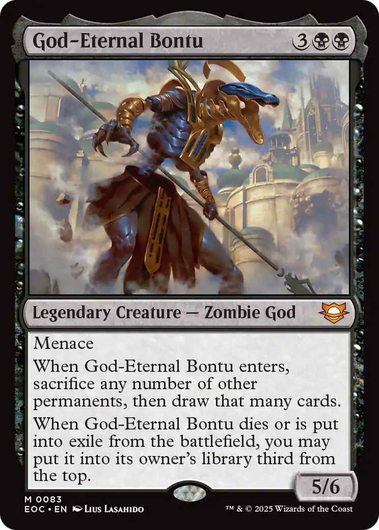 God-Eternal Bontu [Edge of Eternities Commander] | Clutch Gaming