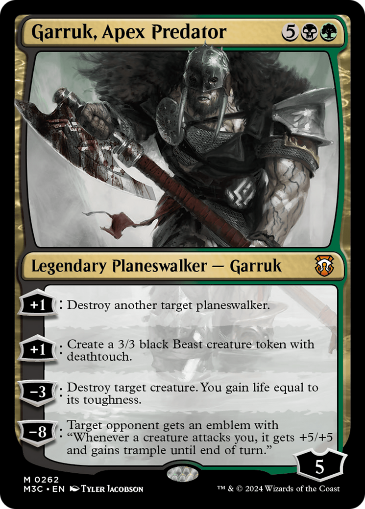 Garruk, Apex Predator (Ripple Foil) [Modern Horizons 3 Commander] | Clutch Gaming