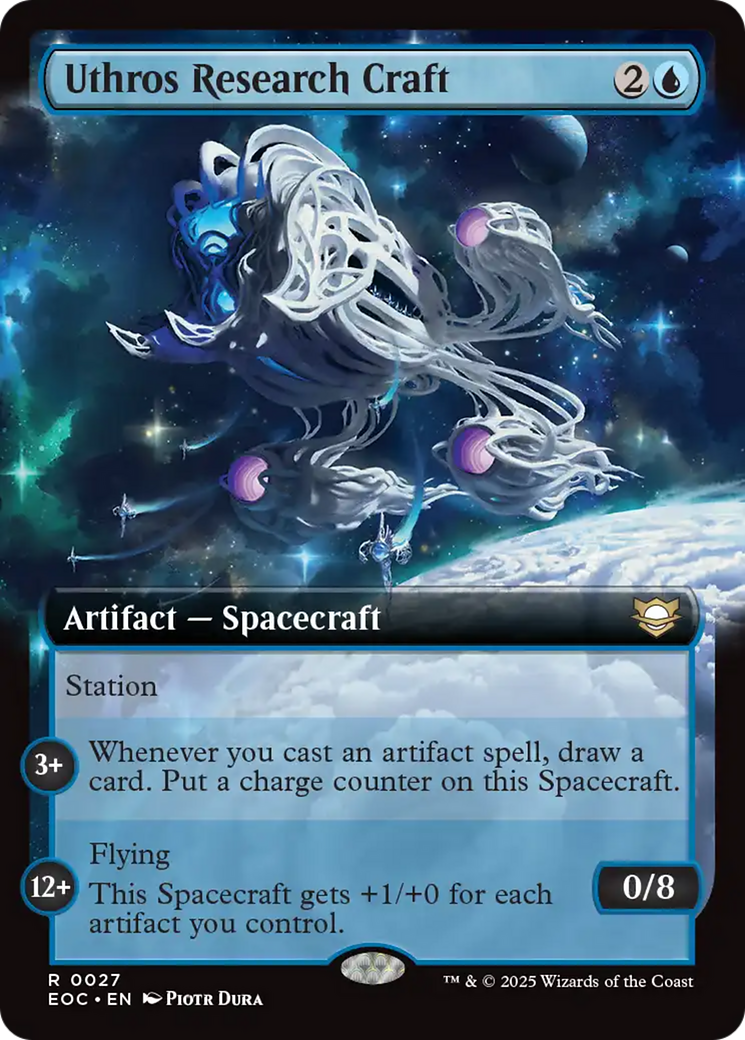 Uthros Research Craft (Extended Art) [Edge of Eternities Commander] | Clutch Gaming