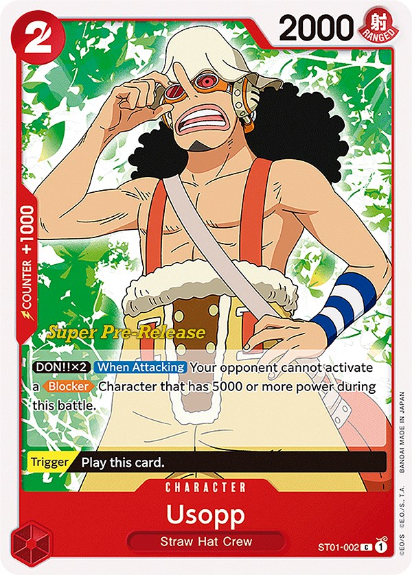 Usopp [Super Pre-Release Starter Deck: Straw Hat Crew] | Clutch Gaming