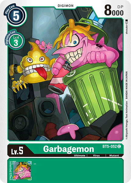 Garbagemon [BT5-052] [Battle of Omni] | Clutch Gaming