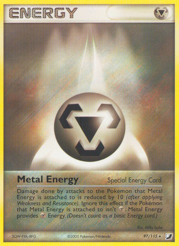 Metal Energy (97/115) [EX: Unseen Forces] | Clutch Gaming