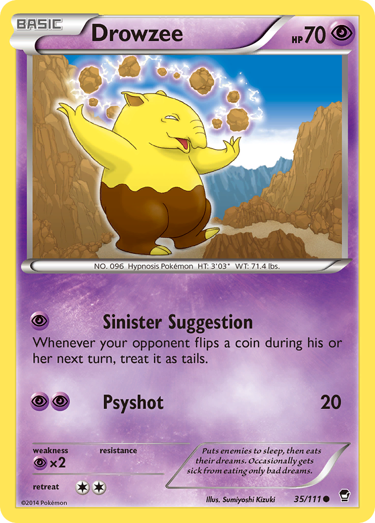 Drowzee (35/111) [XY: Furious Fists] | Clutch Gaming