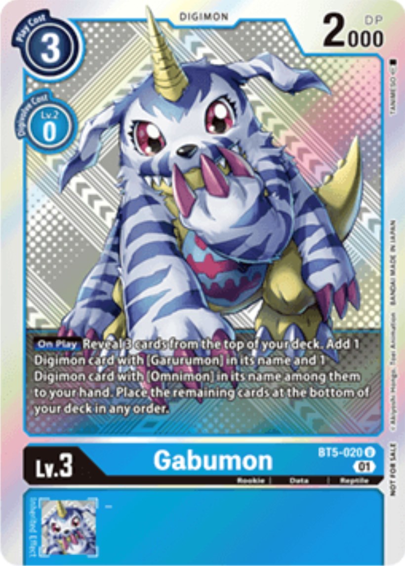 Gabumon [BT5-020] (X Record Pre-Release Tournament Winner Card) [X Record Pre-Release Promos] | Clutch Gaming