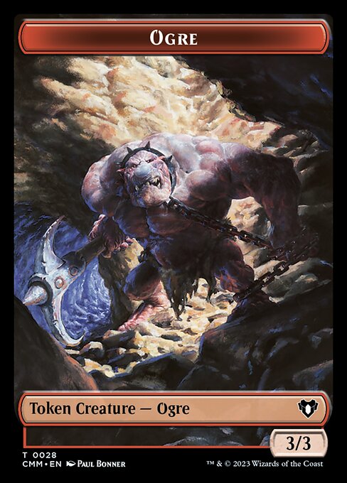 Servo // Ogre Double-Sided Token [Commander Masters Tokens] | Clutch Gaming