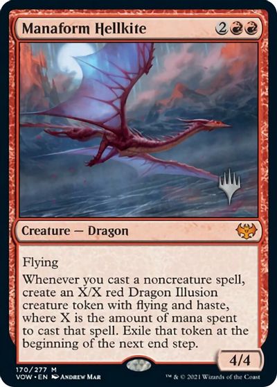 Manaform Hellkite (Promo Pack) [Innistrad: Crimson Vow Promos] | Clutch Gaming