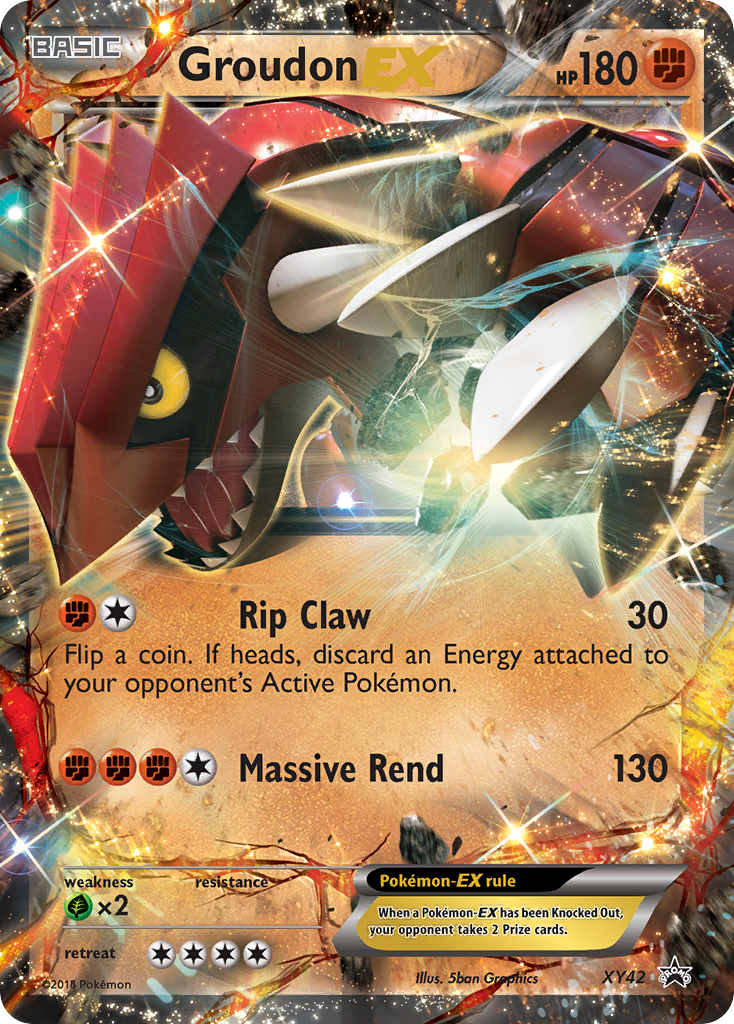 Groudon EX (XY42) [XY: Black Star Promos] | Clutch Gaming