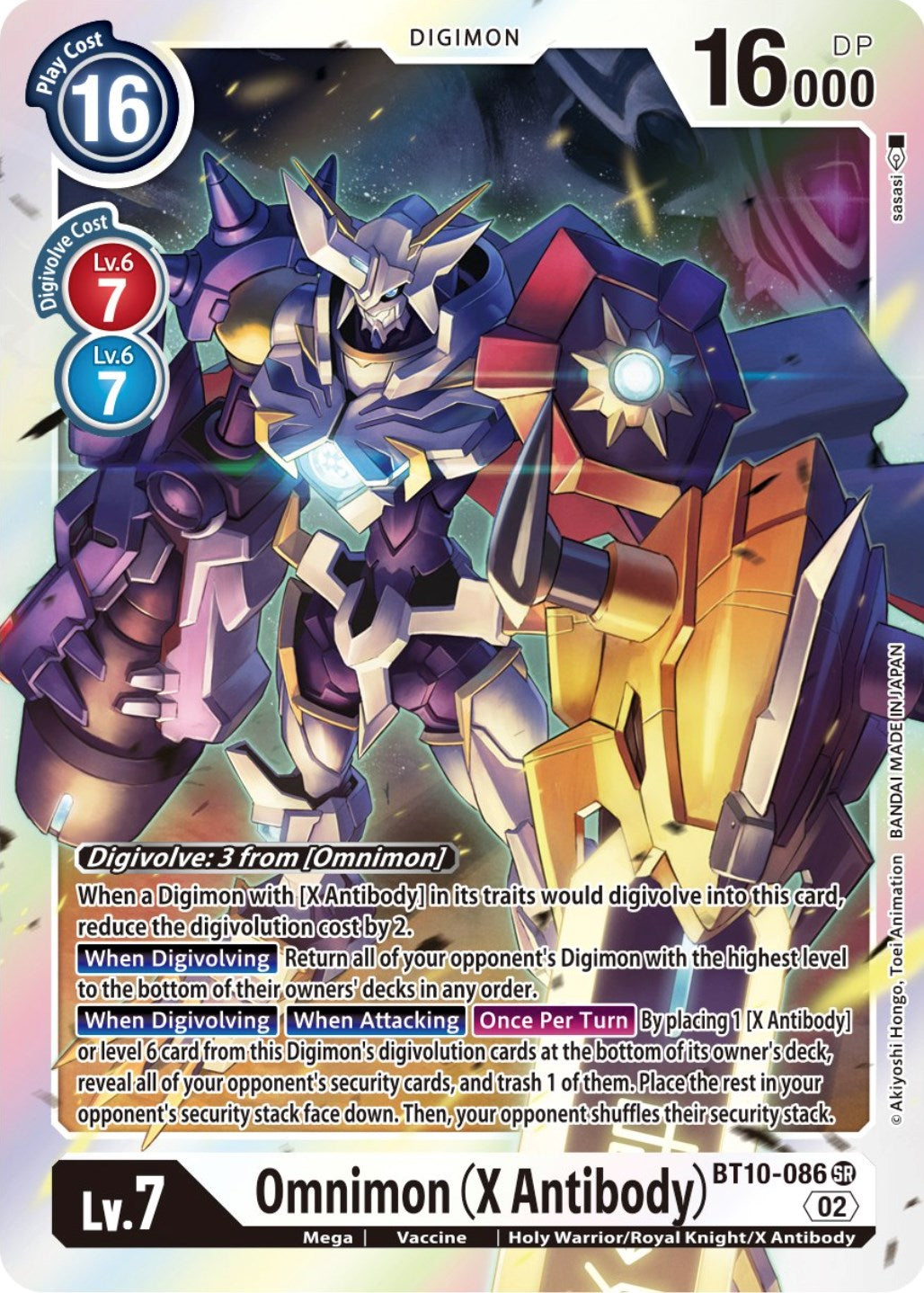 Omnimon (X Antibody) [BT10-086] [Xros Encounter] | Clutch Gaming