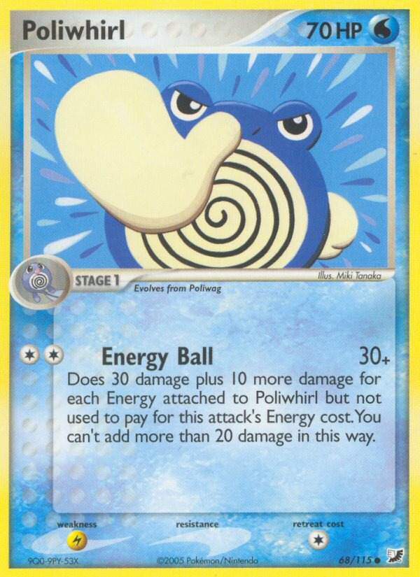 Poliwhirl (68/115) [EX: Unseen Forces] | Clutch Gaming