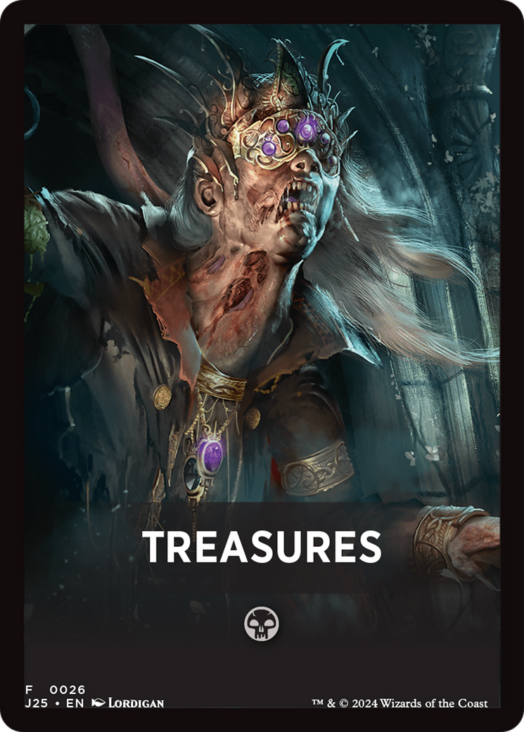 Treasures Theme Card [Foundations Jumpstart Front Cards] | Clutch Gaming