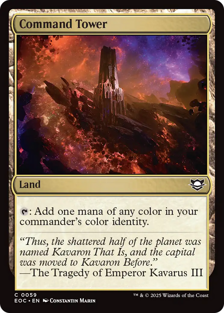Command Tower [Edge of Eternities Commander] | Clutch Gaming