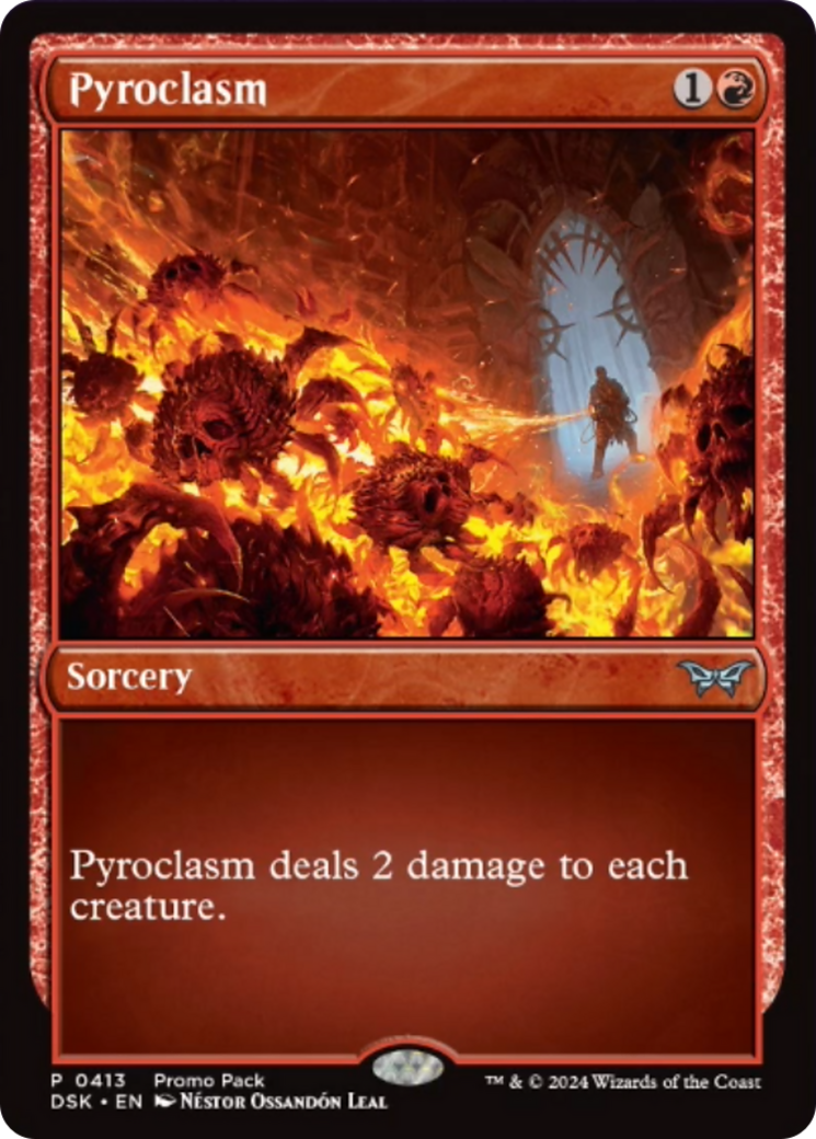 Pyroclasm [Duskmourn: House of Horror Promos] | Clutch Gaming