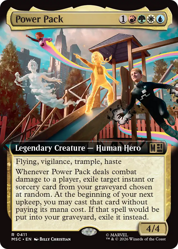 Power Pack (Extended Art) [Marvel Super Heroes Commander] | Clutch Gaming