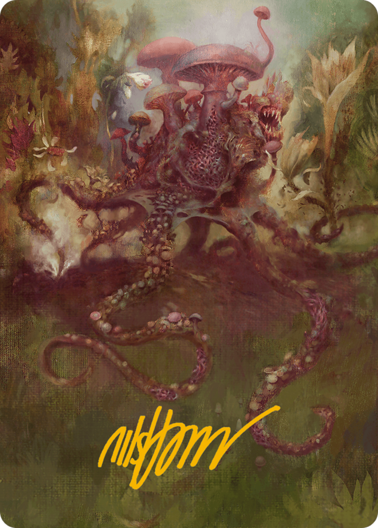 Sowing Mycospawn Art Card (Gold-Stamped Signature) [Modern Horizons 3 Art Series] | Clutch Gaming