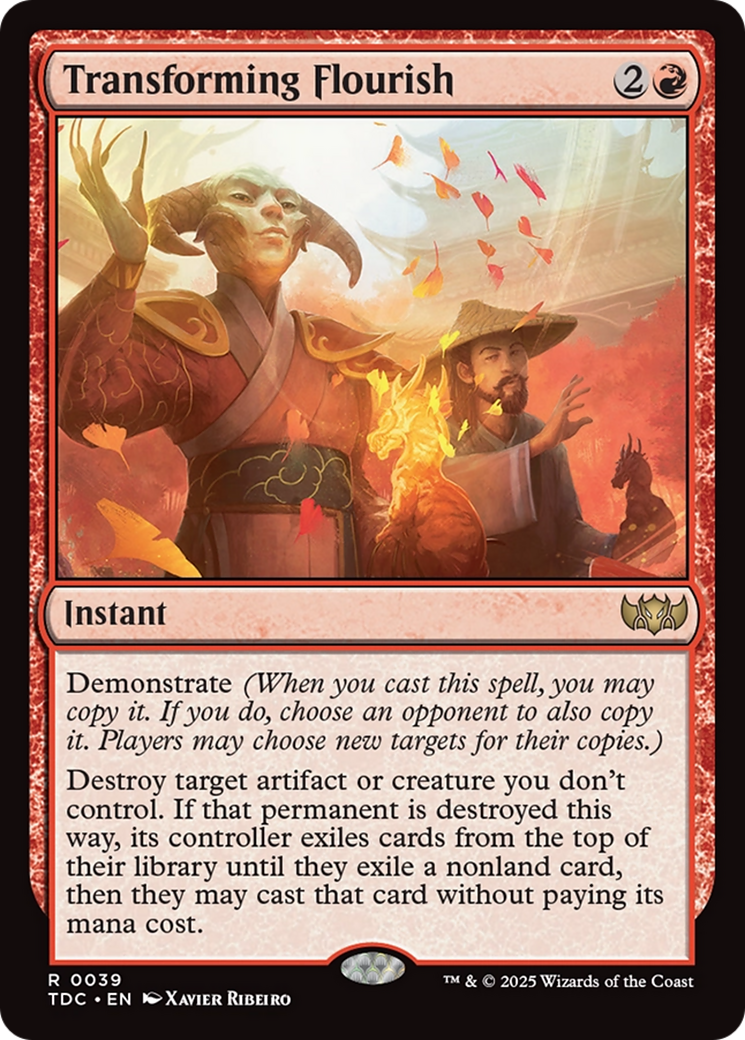 Transforming Flourish [Tarkir: Dragonstorm Commander] | Clutch Gaming