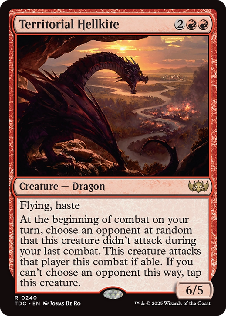 Territorial Hellkite [Tarkir: Dragonstorm Commander] | Clutch Gaming
