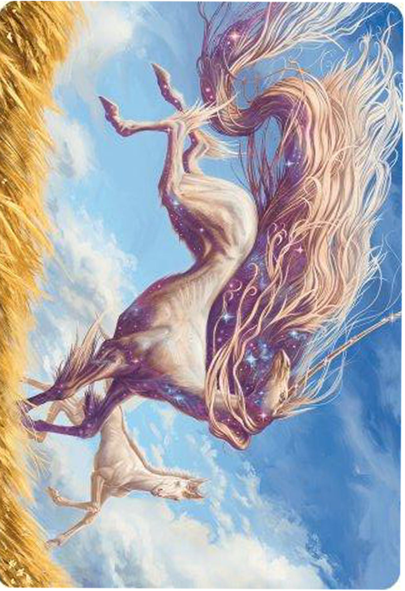 Nyxborn Unicorn Art Card [Modern Horizons 3 Art Series] | Clutch Gaming