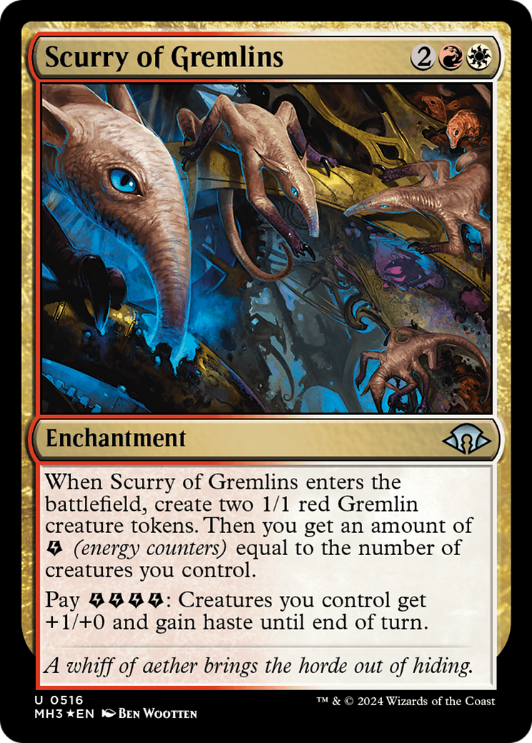 Scurry of Gremlins (Ripple Foil) [Modern Horizons 3] | Clutch Gaming