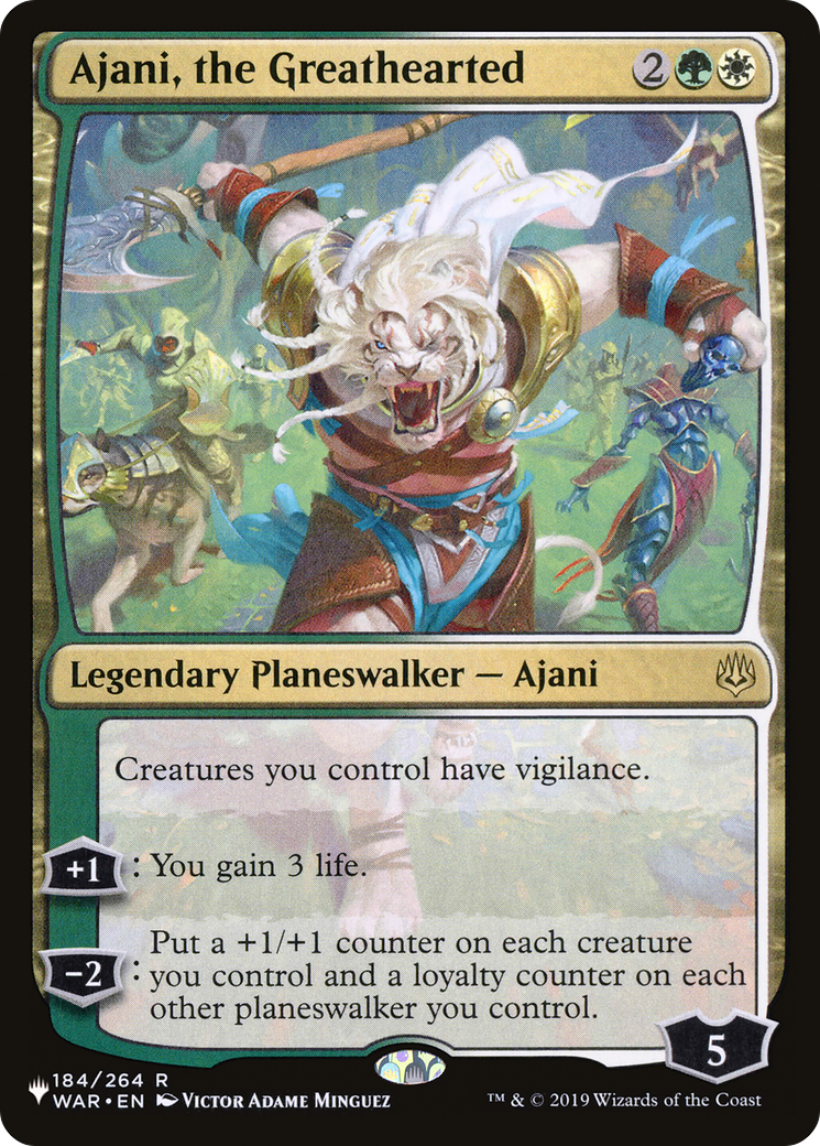 Ajani, the Greathearted [The List Reprints] | Clutch Gaming