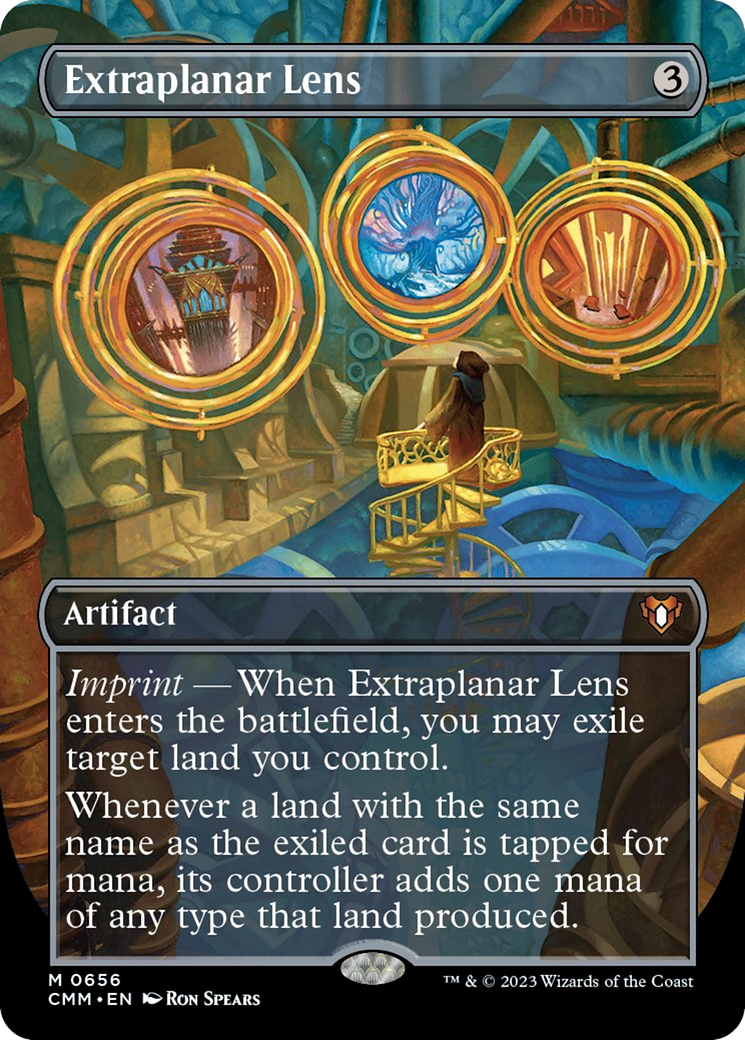 Extraplanar Lens (Borderless Alternate Art) [Commander Masters] | Clutch Gaming