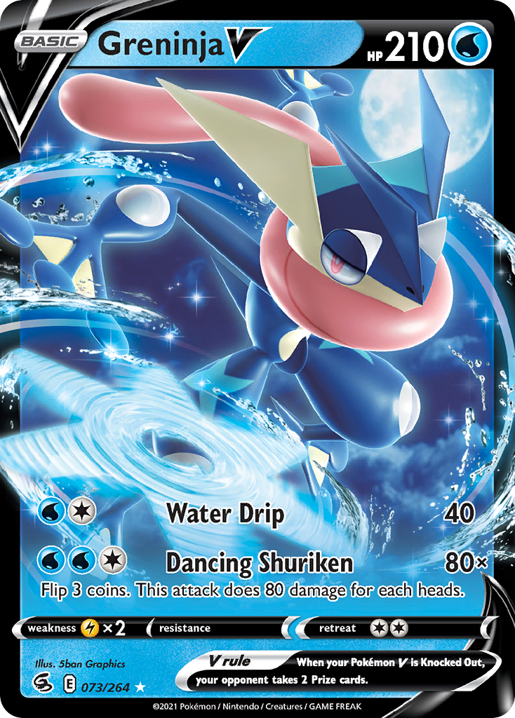 Greninja V (073/264) (Intro Deck) [Sword & Shield: Fusion Strike] | Clutch Gaming