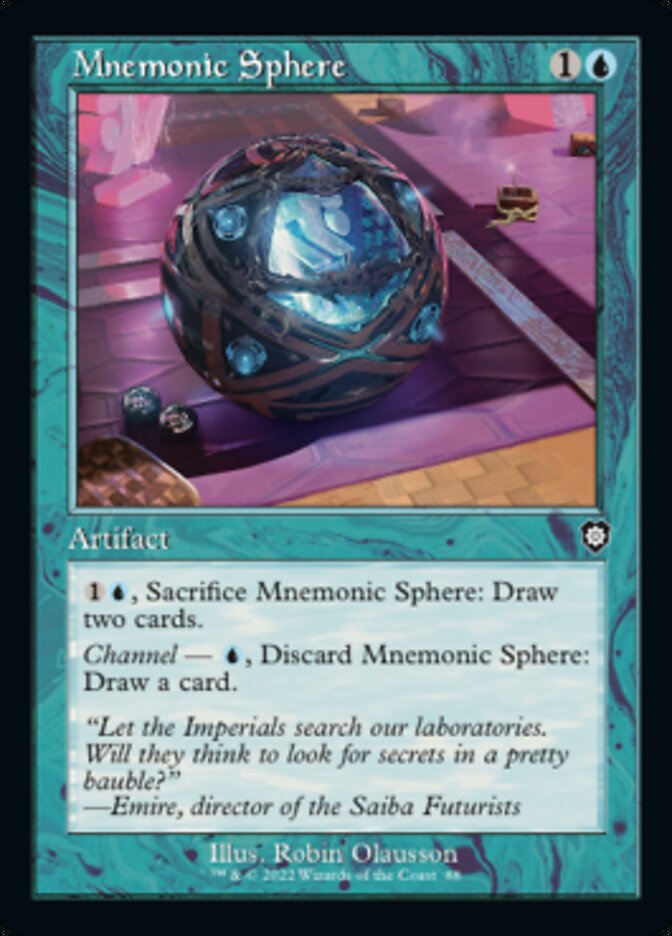 Mnemonic Sphere (Retro) [The Brothers' War Commander] | Clutch Gaming