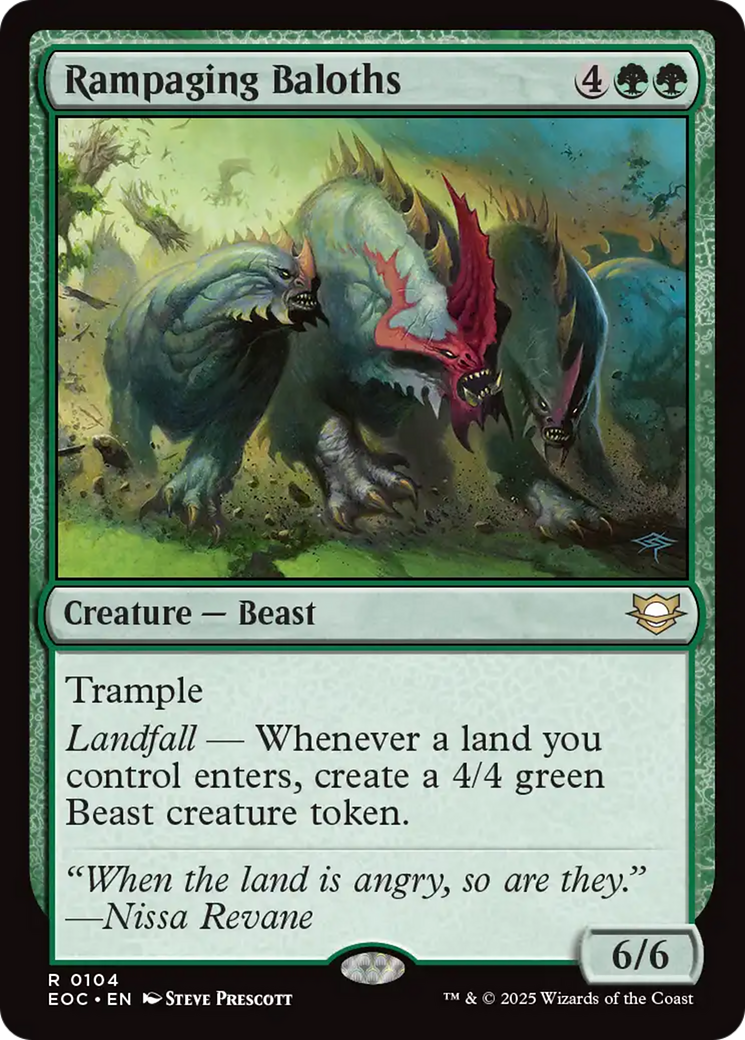 Rampaging Baloths [Edge of Eternities Commander] | Clutch Gaming