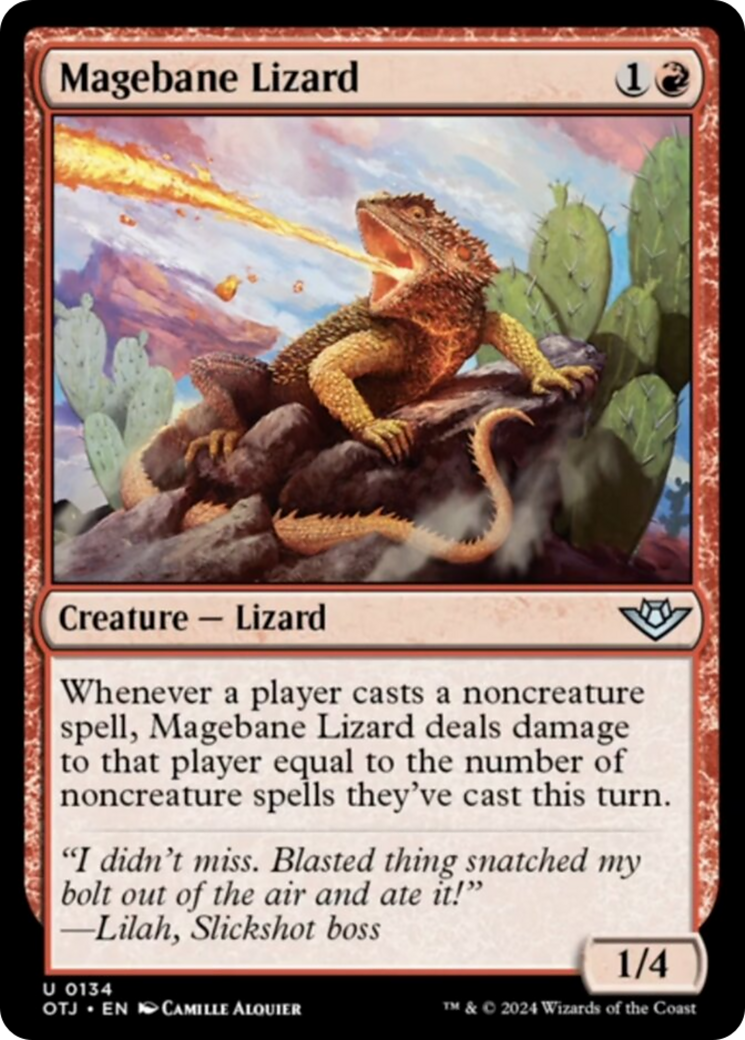 Magebane Lizard [Outlaws of Thunder Junction] | Clutch Gaming