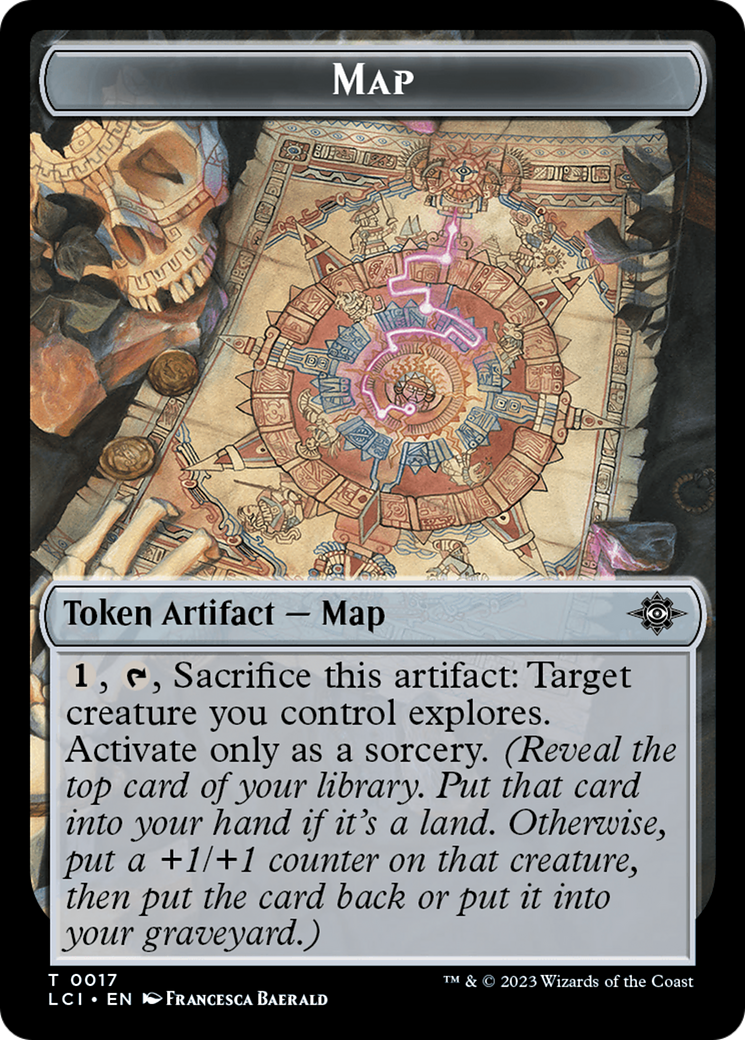 Map // Angel Double-Sided Token [The Lost Caverns of Ixalan Tokens] | Clutch Gaming