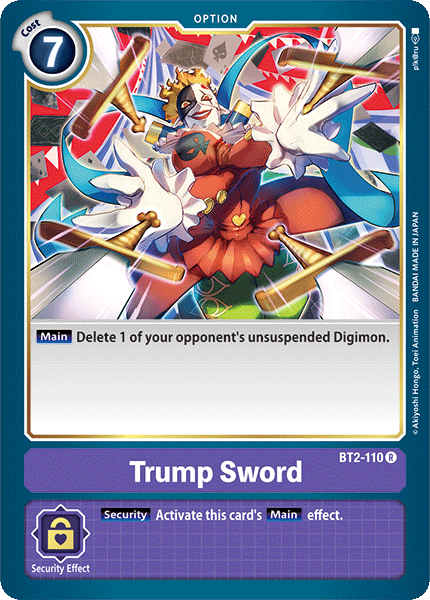 Trump Sword [BT2-110] [Release Special Booster Ver.1.0] | Clutch Gaming