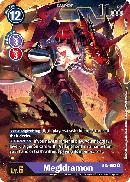 Megidramon [BT5-083] [Battle of Omni] | Clutch Gaming