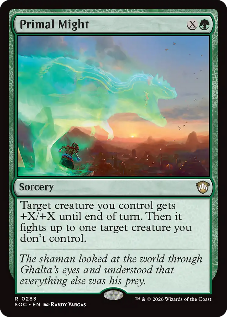 Primal Might [Secrets of Strixhaven Commander] | Clutch Gaming