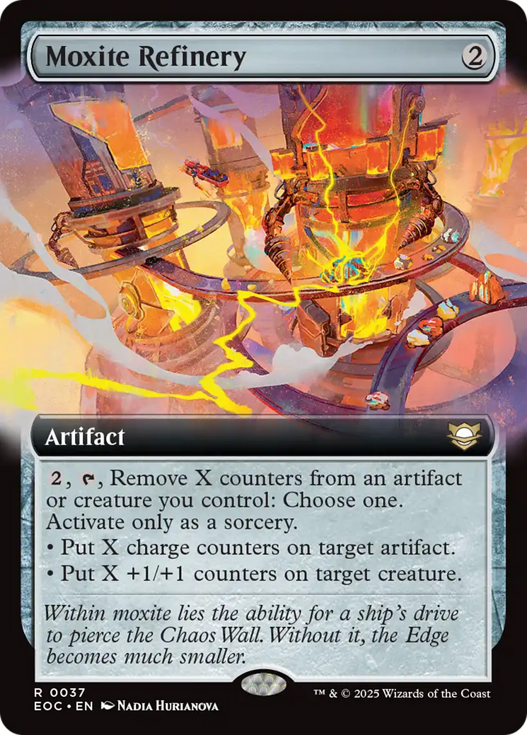 Moxite Refinery (Extended Art) [Edge of Eternities Commander] | Clutch Gaming