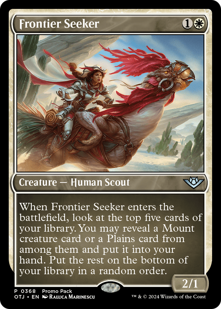 Frontier Seeker (Promo Pack) [Outlaws of Thunder Junction Promos] | Clutch Gaming