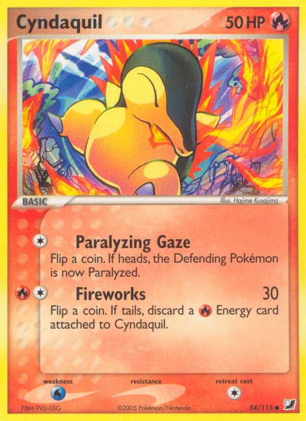 Cyndaquil (54/115) [EX: Unseen Forces] | Clutch Gaming