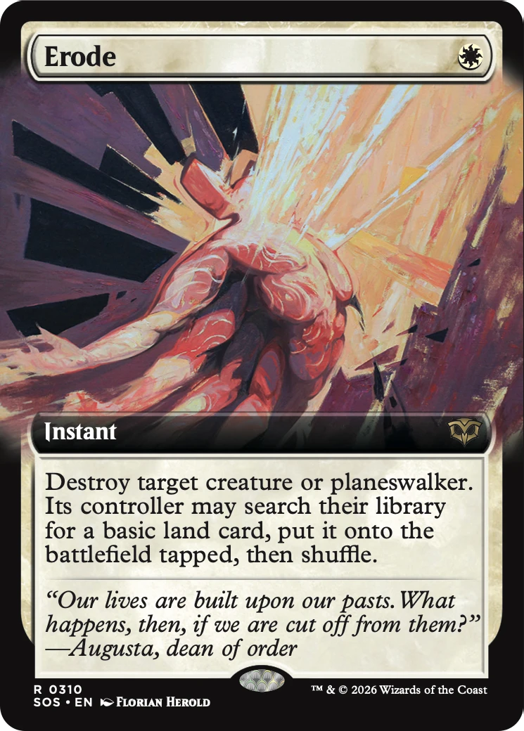 Erode (Extended Art) [Secrets of Strixhaven] | Clutch Gaming