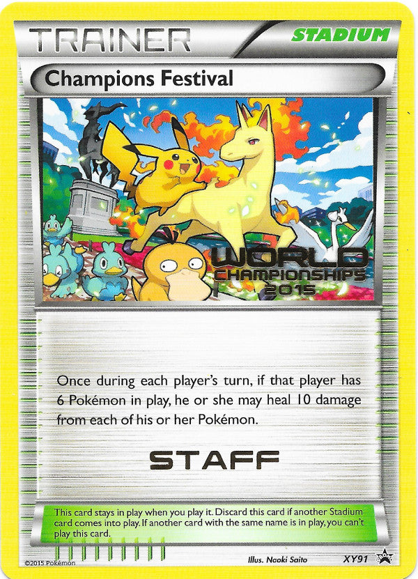 Champions Festival (XY91) (2015 Quarter Finalist) [XY: Black Star Promos] | Clutch Gaming