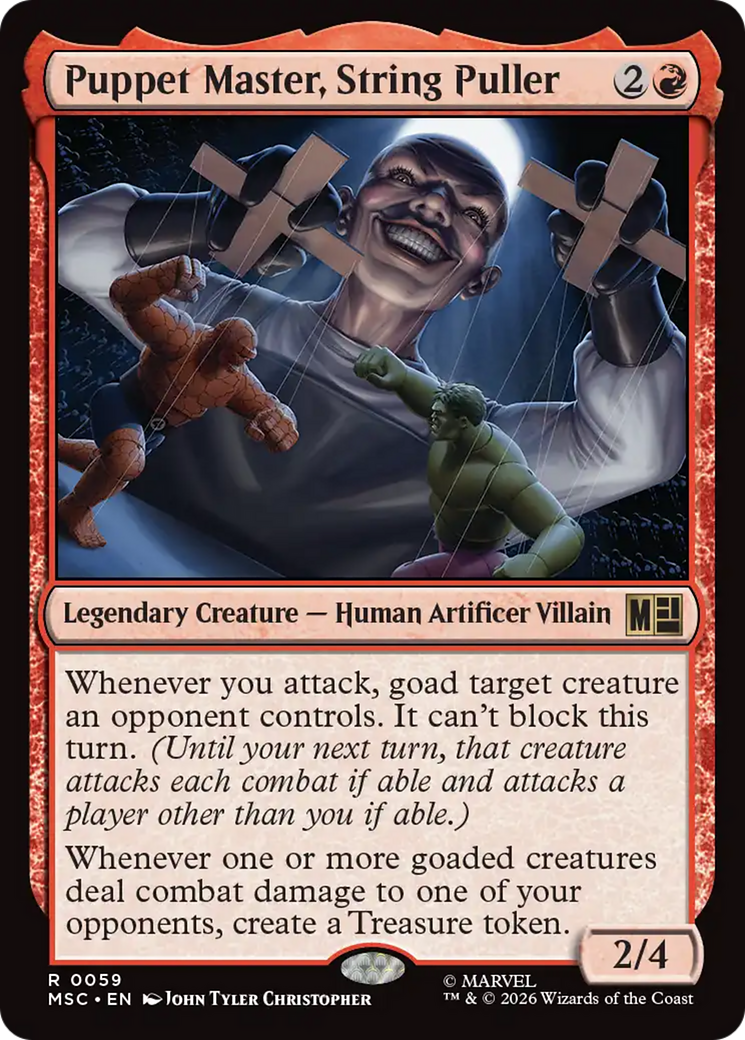 Puppet Master, String Puller (Surge Foil) [Marvel Super Heroes Commander] | Clutch Gaming