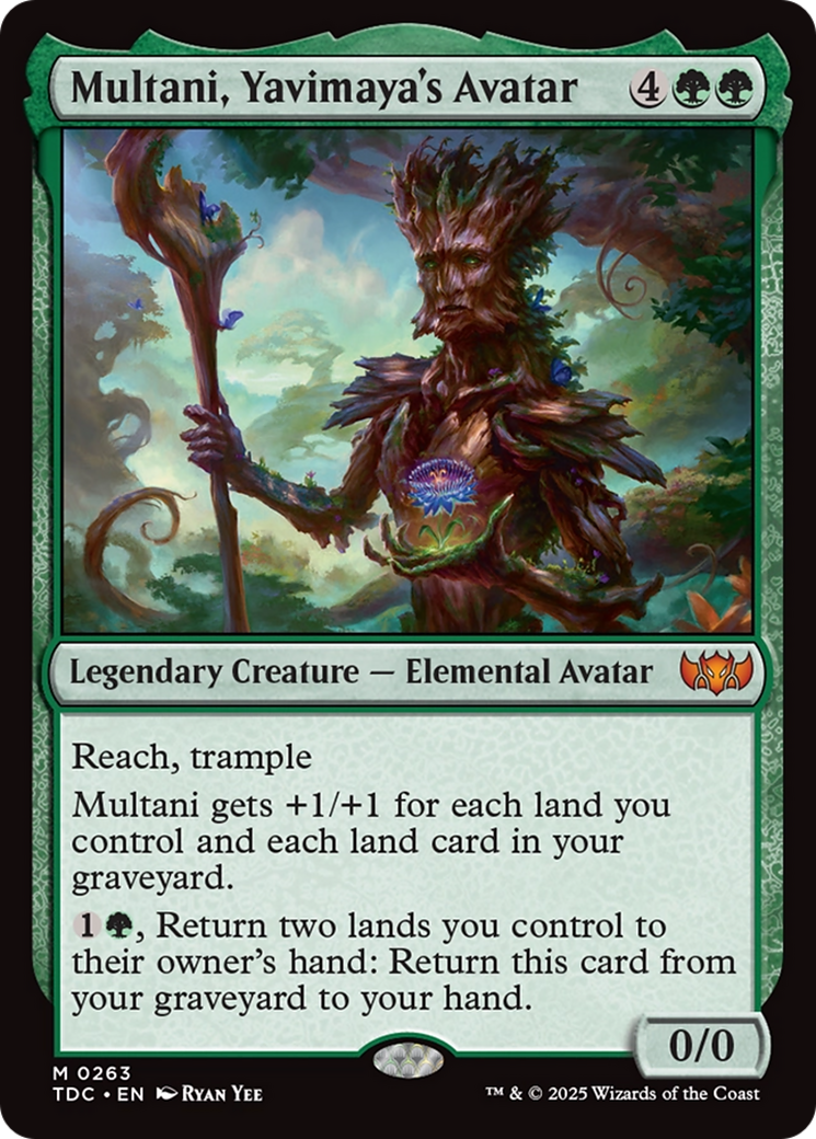 Multani, Yavimaya's Avatar [Tarkir: Dragonstorm Commander] | Clutch Gaming