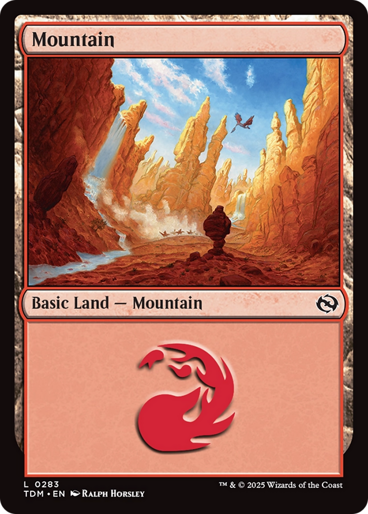 Mountain (0283) [Tarkir: Dragonstorm] | Clutch Gaming