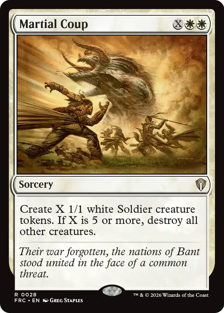 Martial Coup [Reality Fracture Commander] | Clutch Gaming