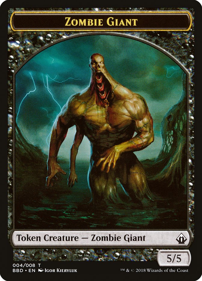 Zombie Giant Token [Battlebond Tokens] | Clutch Gaming