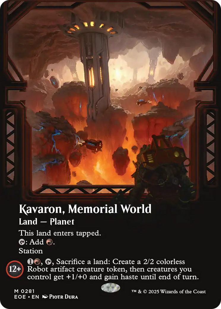 Kavaron, Memorial world (Borderless) [Edge of Eternities] | Clutch Gaming