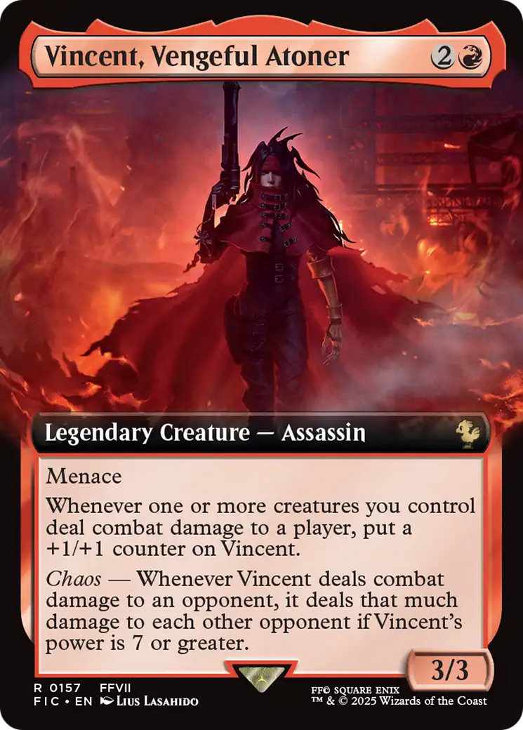 Vincent, Vengeful Atoner (Extended Art) [FINAL FANTASY Commander] | Clutch Gaming