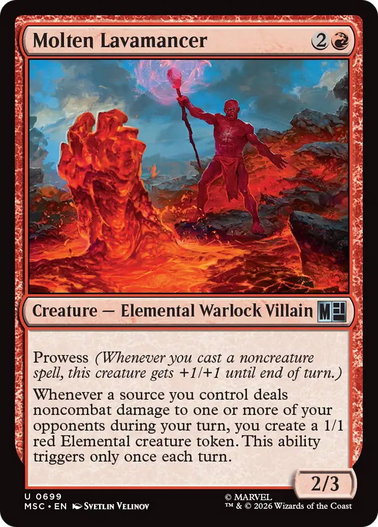 Molten Lavamancer [Marvel Super Heroes Commander] | Clutch Gaming