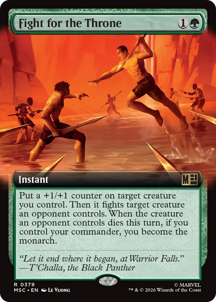Fight for the Throne (Extended Art) [Marvel Super Heroes Commander] | Clutch Gaming