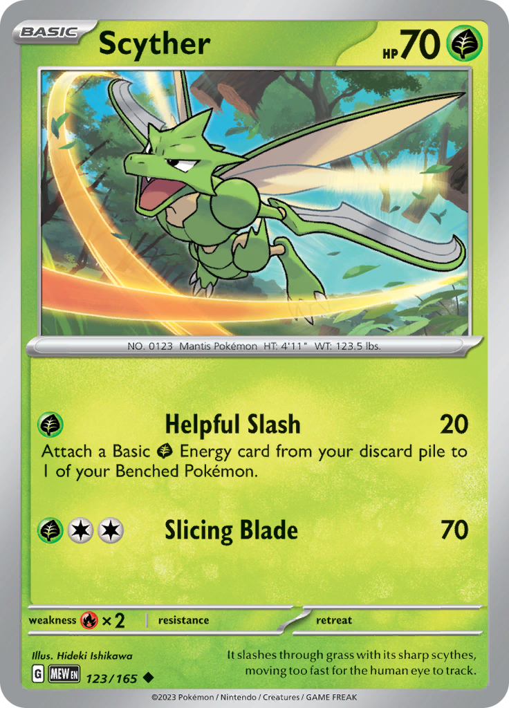 Scyther (123/165) [Scarlet & Violet: 151] | Clutch Gaming